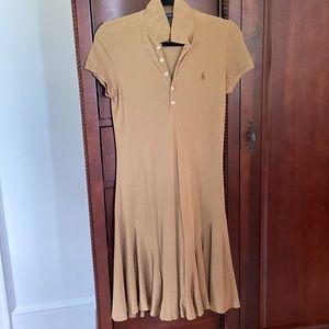 Ralph Lauren tan dress size small